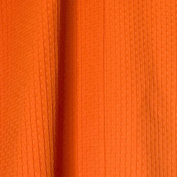 New York & Company Eva Mendes Clare Full Skirt Orange Woven Textured Skirt - Picture 13 of 17